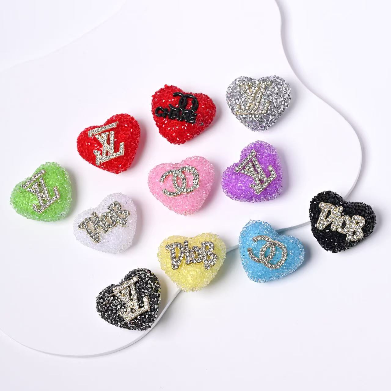 LUXURY-All Designer Heart Cube 10 pcs