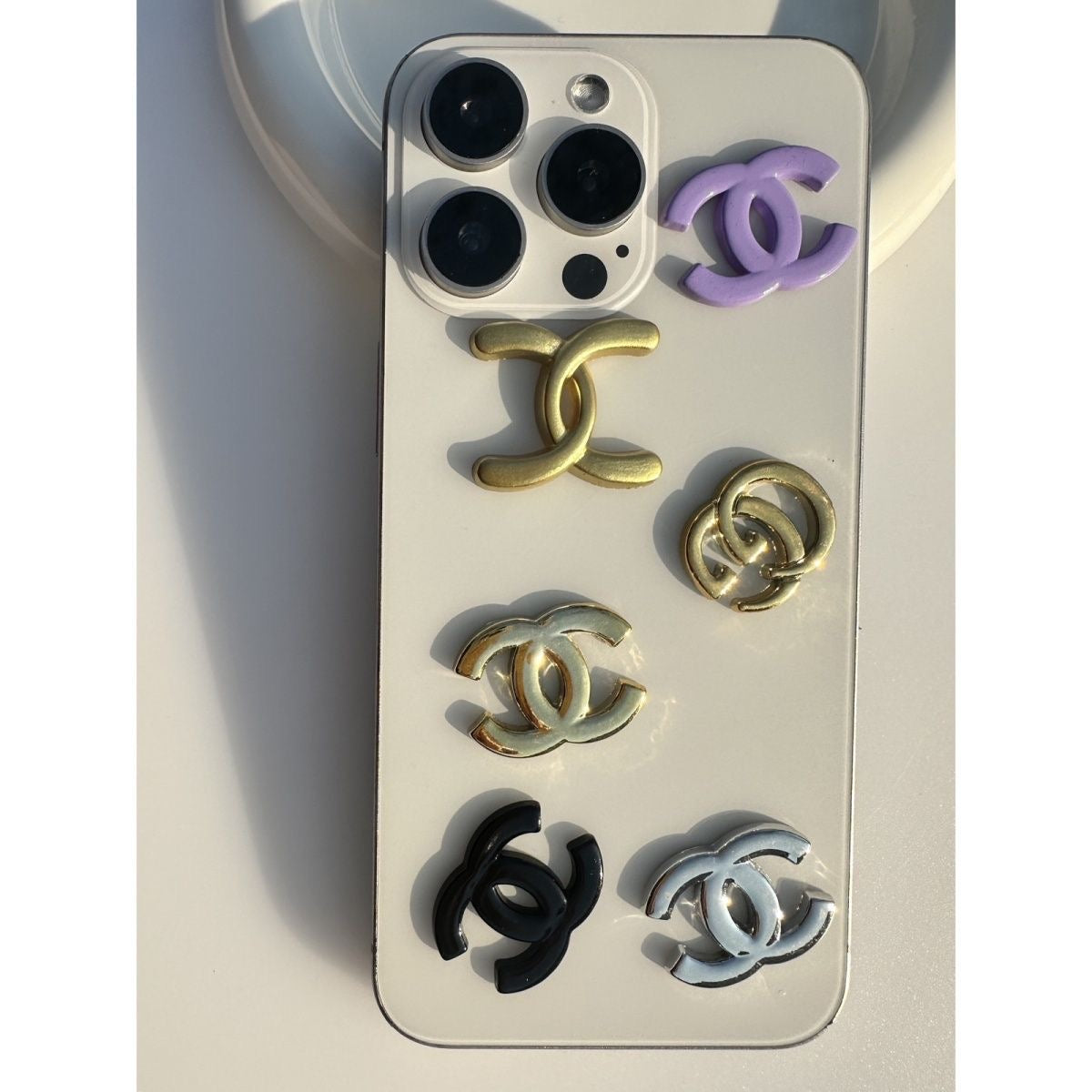 LUXURY-Double C Sign 22MM*29MM 10 pcs