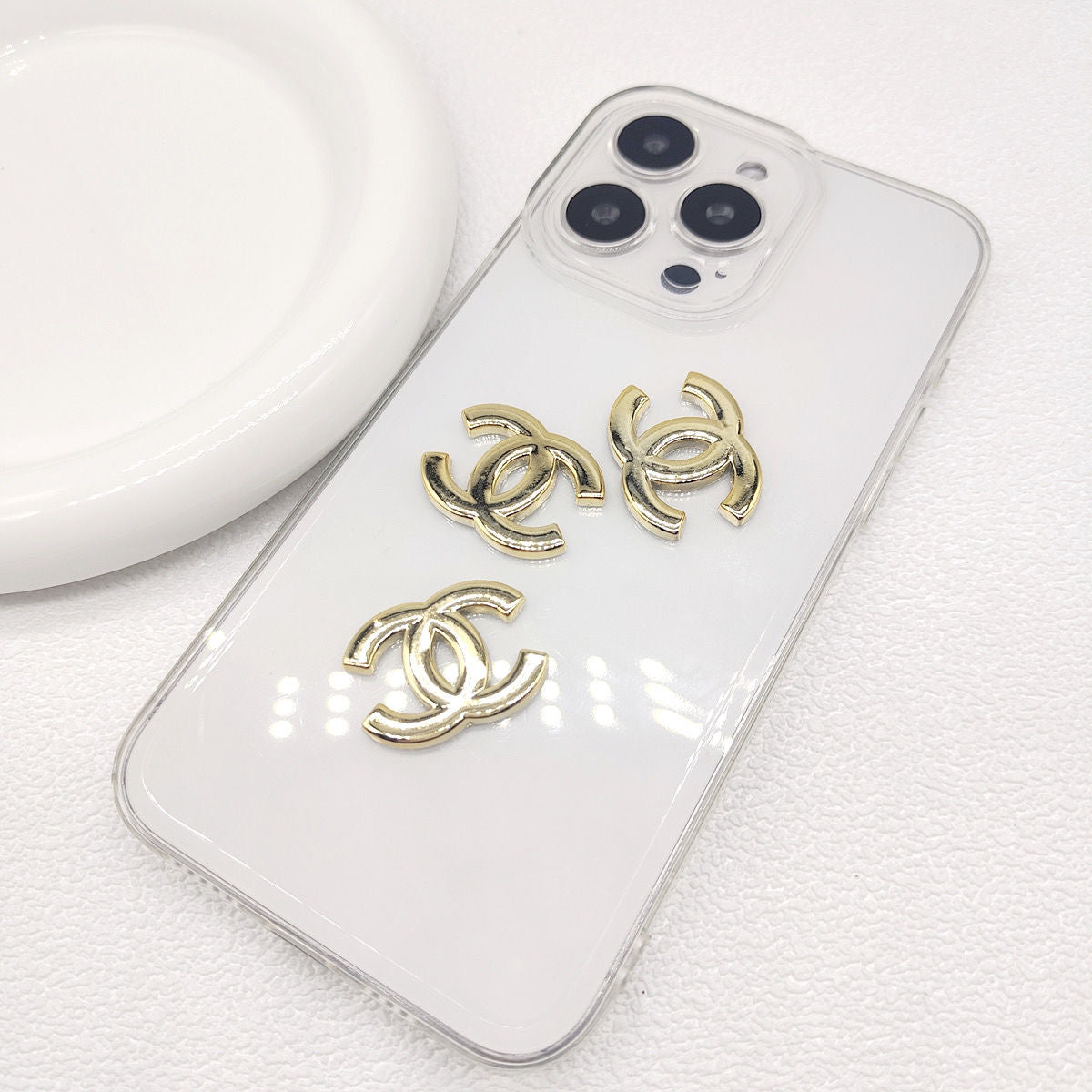 LUXURY-Double C Sign 22MM*29MM 10 pcs