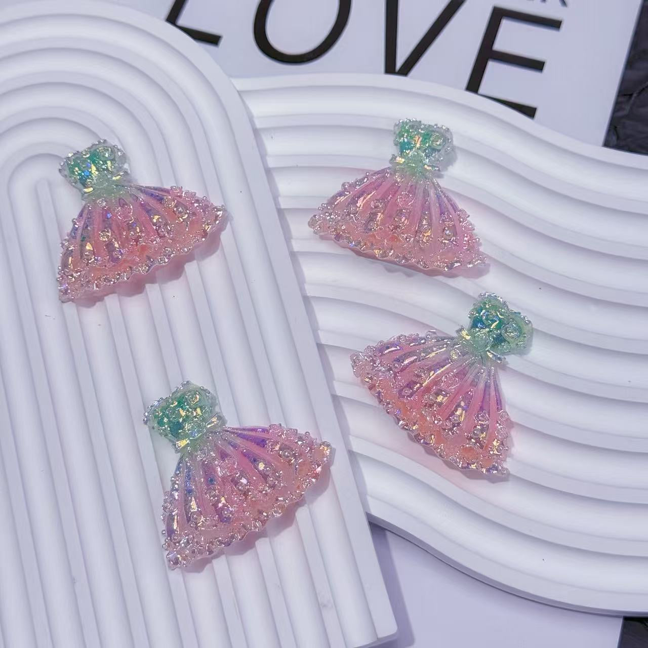 CREATIVE-Bling Luminous Dress 46*43 mm 10 pcs
