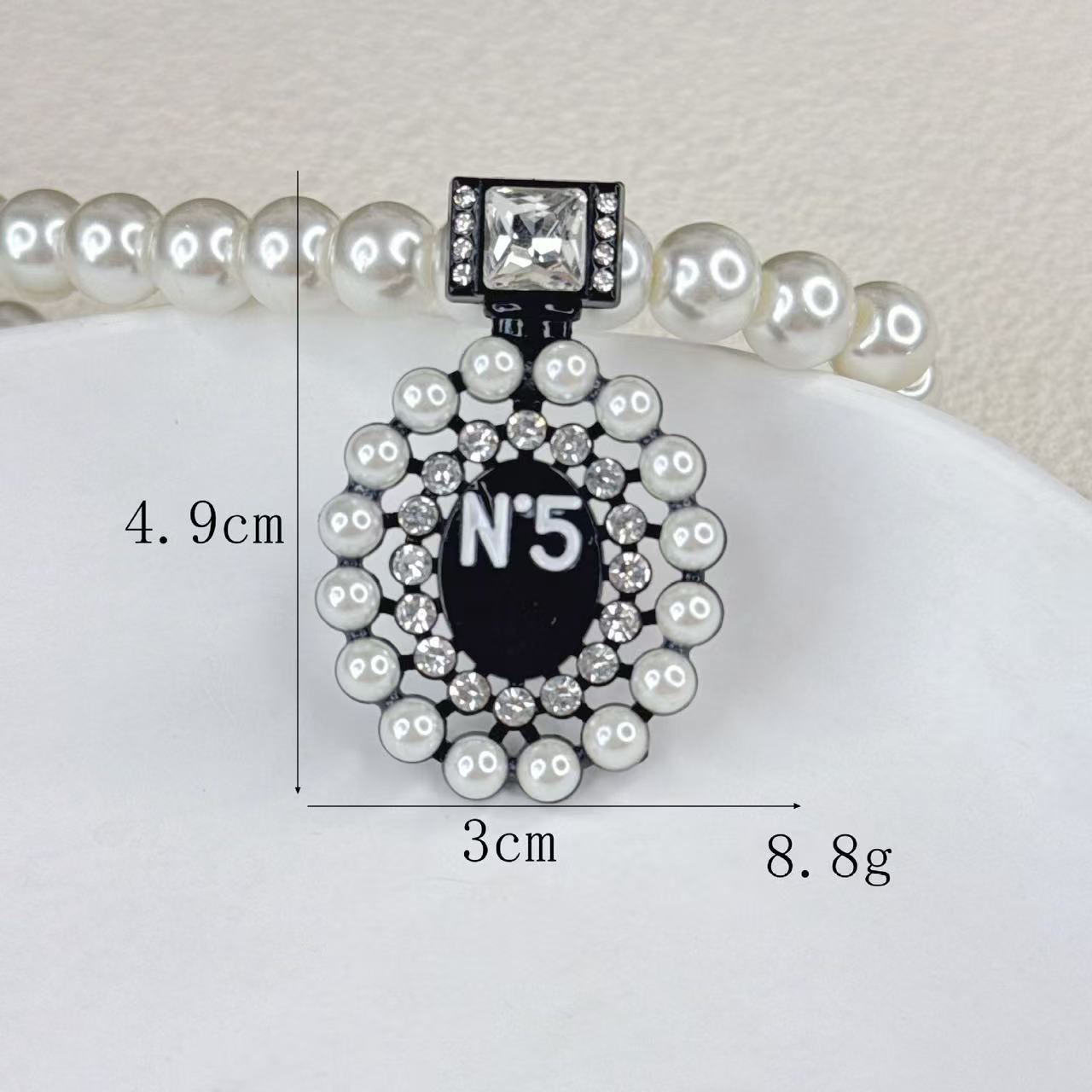 LUXURY-Metal Perfume Bottle 49*30MM 10 pcs