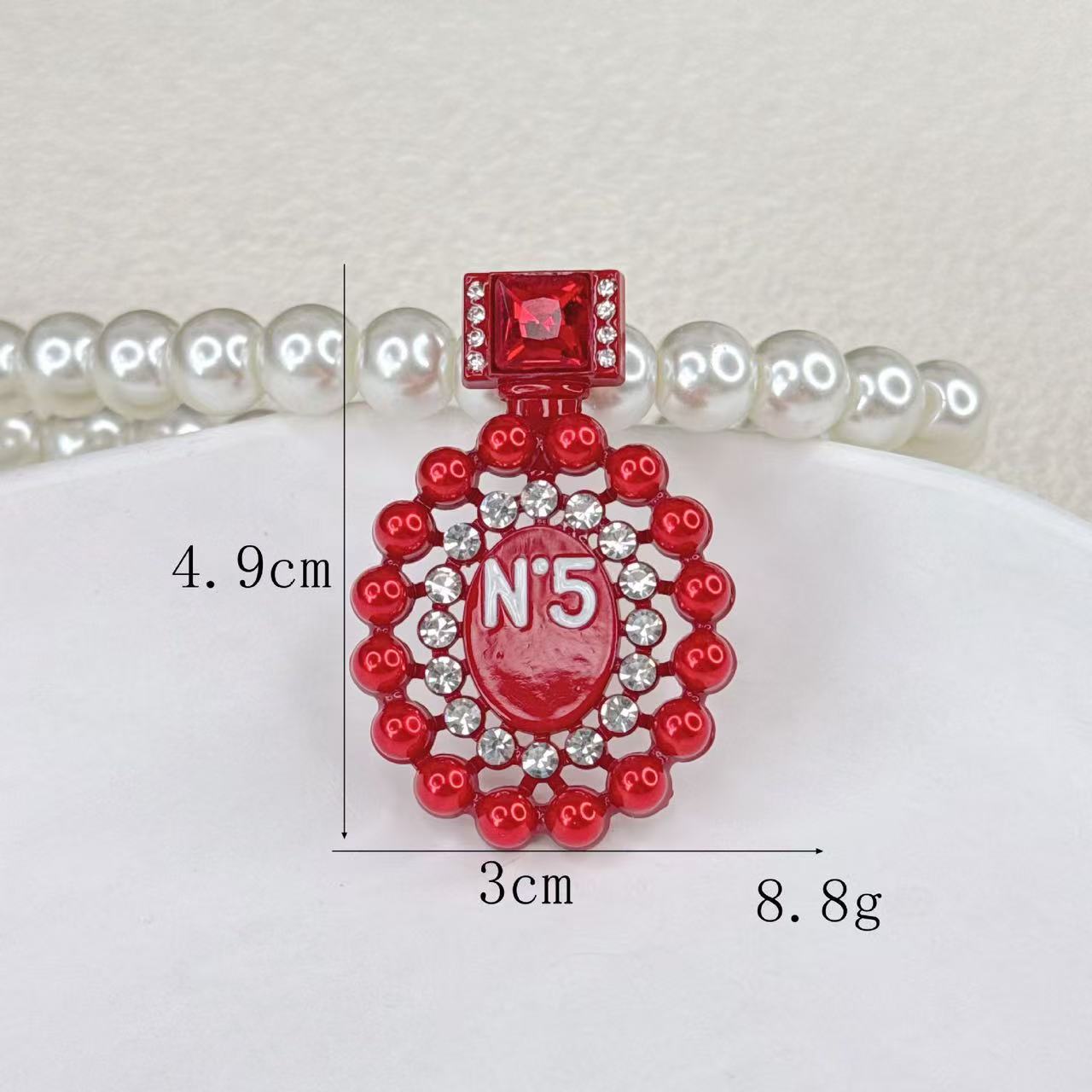 LUXURY-Metal Perfume Bottle 49*30MM 10 pcs