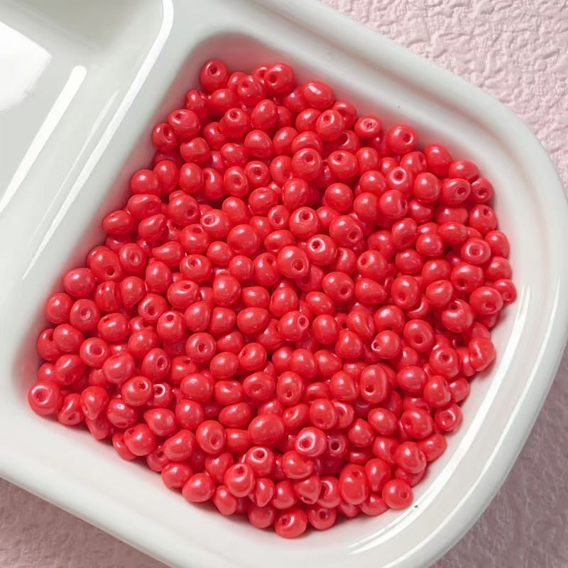 Solid Color Peanut Rice Beads