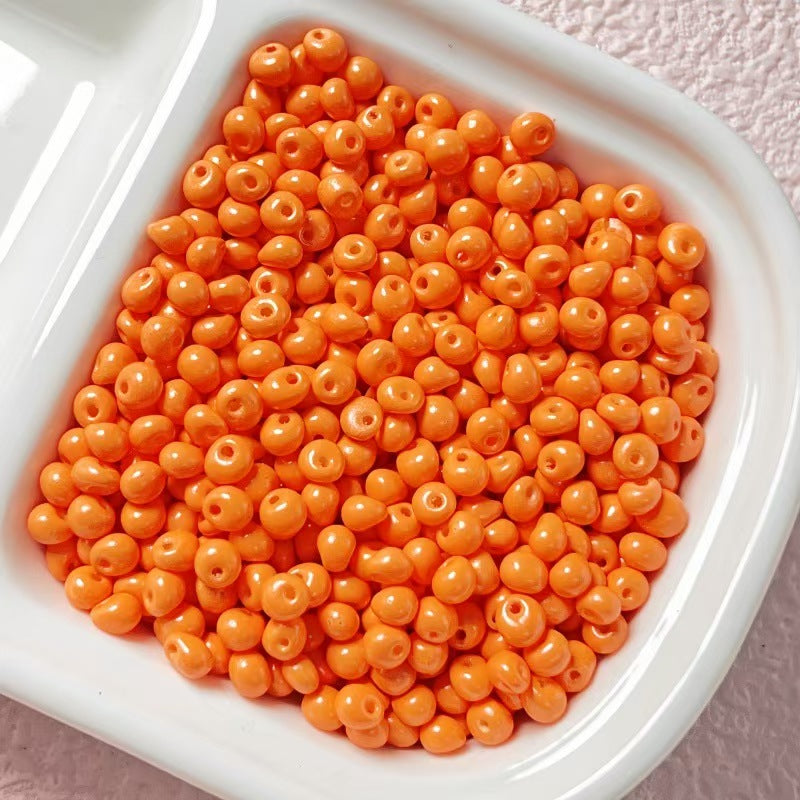 Solid Color Peanut Rice Beads