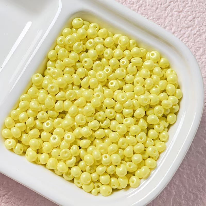 Solid Color Peanut Rice Beads