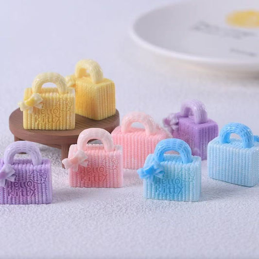 Cartoon-HK Bags with Bow 25×15×26mm 10 pcs
