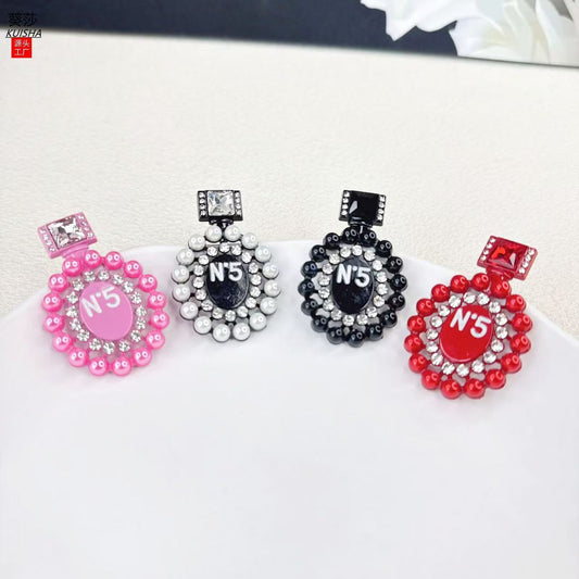 LUXURY-Metal Perfume Bottle 49*30MM 10 pcs